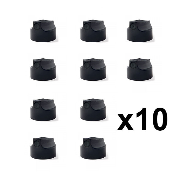 Lot de 10 Caps bombe de peinture - Fin - Mtn Hardcore
