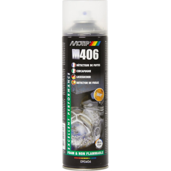 Bombe aérosol détecteur de fuites M406 Motip 400ml
