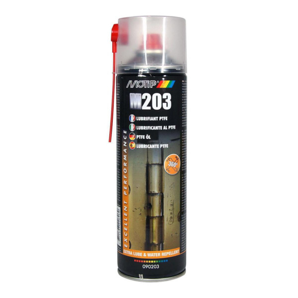 Bombe aérosol lubrifiant PTFE MoTip 500ml