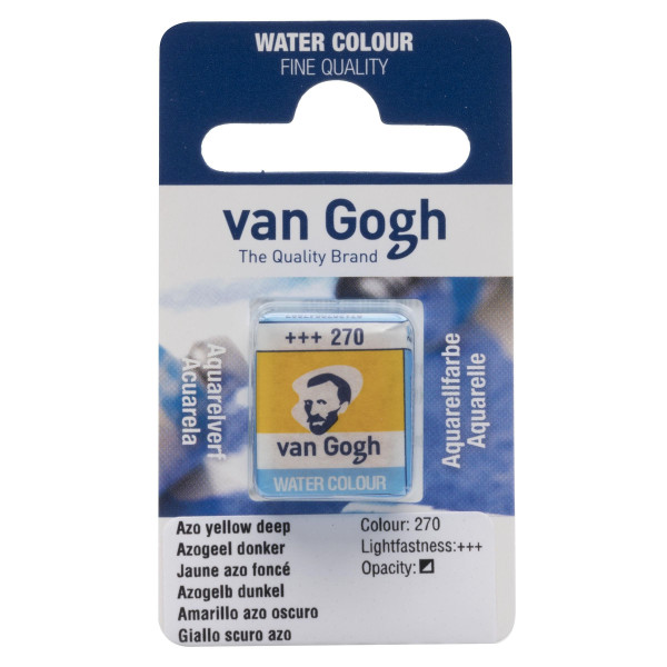 photo-Peinture aquarelle - Jaune Azo foncé - 270 - Fine - Godet - Van Gogh