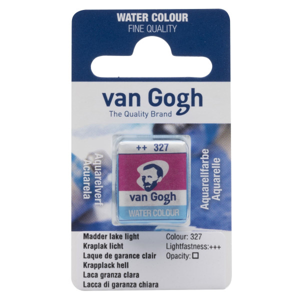 photo-Peinture aquarelle - Laque de Garance clair - 327 - Fine - Godet - Van Gogh