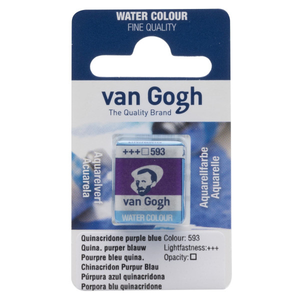 photo-Peinture aquarelle - Pourpre quinacridone bleuâtre - 893 - Fine - Godet - Van Gogh