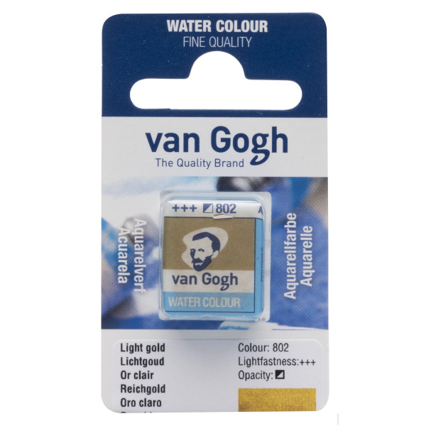 photo-Peinture aquarelle - Or clair - 802 - Fine - Godet - Van Gogh
