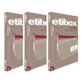 Lot de 3 boîtes 1600 étiquettes n°16 Etibox Apli 119762