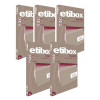 Lot de 5 boîtes 800 étiquettes n°8 Etibox Apli 119764