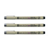 Lot de 3 feutres Pigma Micron 005 Sakura pointe extra fine 0.20mm noir
