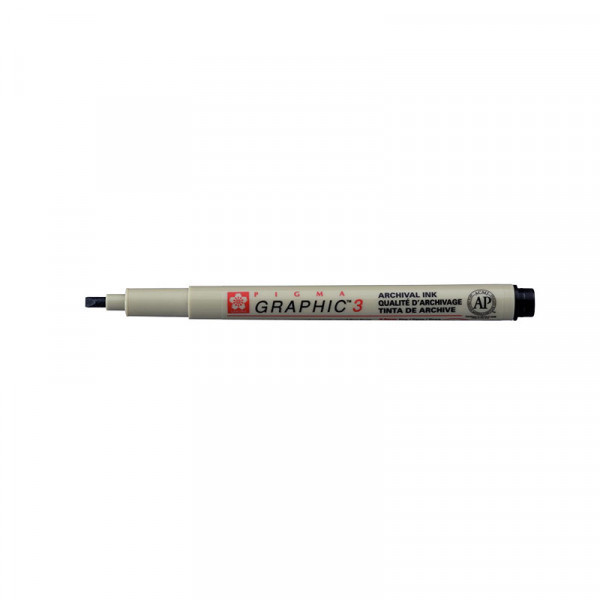 Lot de 10 feutres Pigma Micron et Graphic noir pointes de 0,05 à 3mm