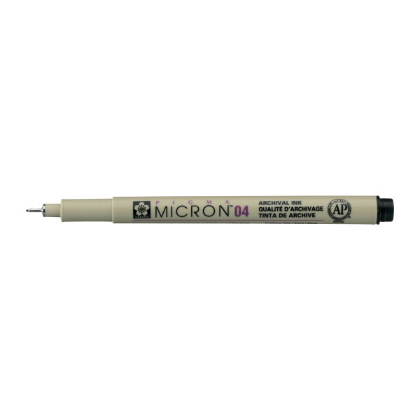 Lot de 10 feutres Pigma Micron et Graphic noir pointes de 0,05 à 3mm