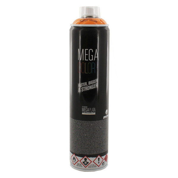 Bombe de peinture mega 600ml - orange pastel - MTN