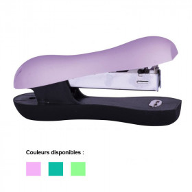 Agrafeuse de bureau ergonomique Apli coloris pastel agrafe 40 feuilles