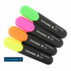 Etui De 4 Surligneurs - Job - Assortiment - Schneider pas cher