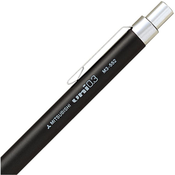 Porte-mine dessin technique professionnel HB 0,3mm Uni Ball