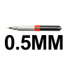 Porte-mine dessin technique professionnel HB 0,5mm Uni Ball