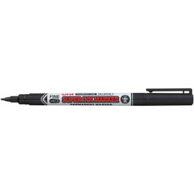 Feutre marqueur permanent Super Ink Marker Uni Ball noir pointe fine