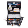 Coffret en bois 10 tubes de peinture à l'huile extra fine Sennelier et accessoires