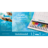 Boîte de peinture aquarelle Sennelier La Petite Aquarelle 12 x 10ml crayon estompe