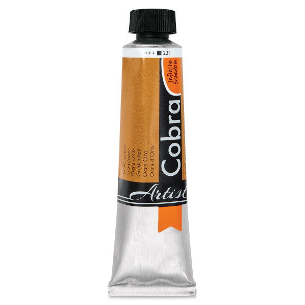photo-Peinture à l'huile - Cobra - Artist - Ocre d'or - 231 - Tube de 40ml