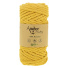 Pelote de fil pour macramé Anchor Crafty coton polyester moutarde