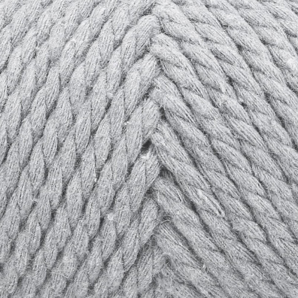 Pelote de fil pour macramé Anchor Crafty coton polyester écru cendre