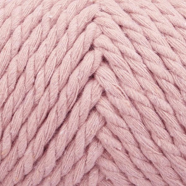 Pelote de fil pour macramé Anchor Crafty coton polyester rose