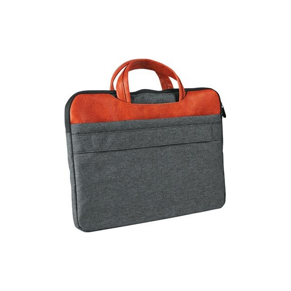 Pochette ordinateur pc portable 15,6 pouces gris avec poignées Cristo