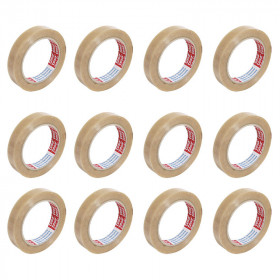 12 rubans adhésifs transparents Tesa 66m x 12 mm