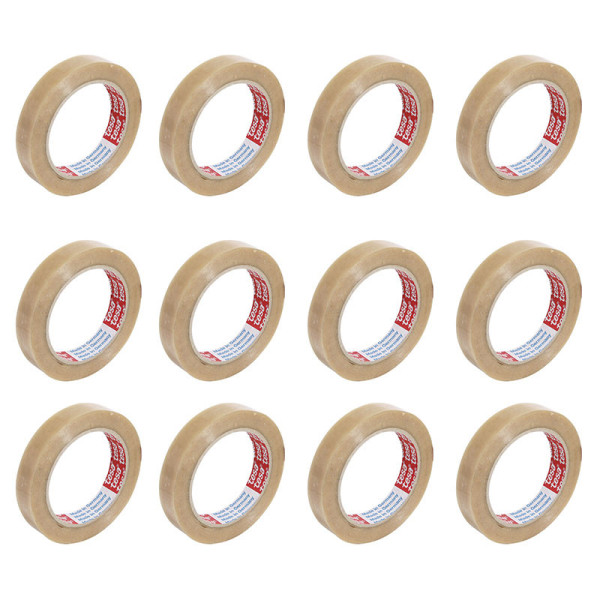 12 rubans adhésifs transparents Tesa 66m x 12 mm