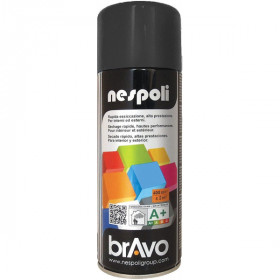 Bombe de peinture professionnelle Nespoli - noir satiné