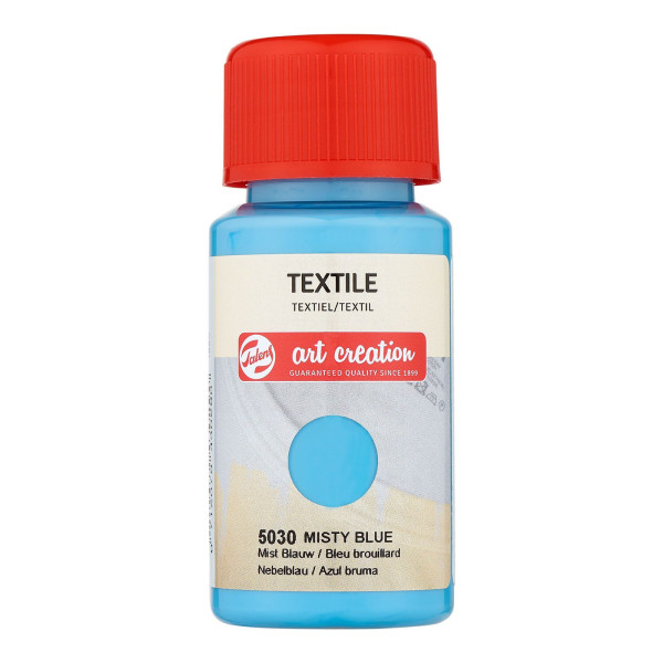 Peinture pour textile - bleu brouillard - Talens Art Creation - 50ml | Artmania