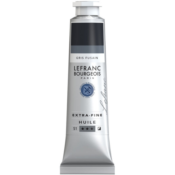 photo-Peinture à l'huile - Extra-fine - Gris Fusain - 805 - Lefranc Bourgeois - 40ml