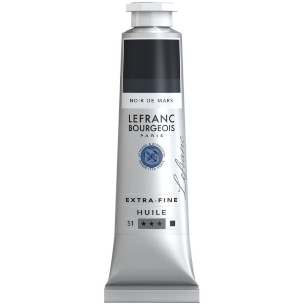 photo-Peinture à l'huile - Extra-fine - Noir de Mars - 271 - Lefranc Bourgeois - 40ml