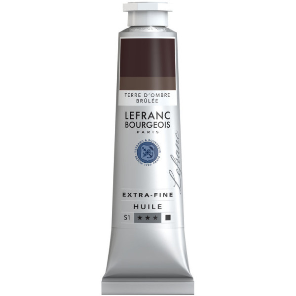 photo-Peinture à l'huile - Extra-fine - Terre d'Ombre Brulée - 477 - Lefranc Bourgeois - 40ml