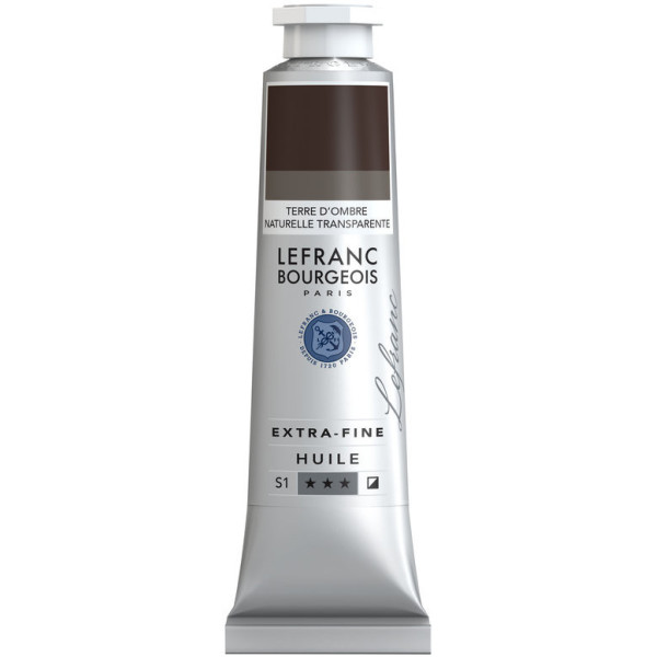 photo-Peinture à l'huile - Extra-fine - Terre d'Ombre Naturelle Transparente - 765 - Lefranc Bourgeois - 40ml
