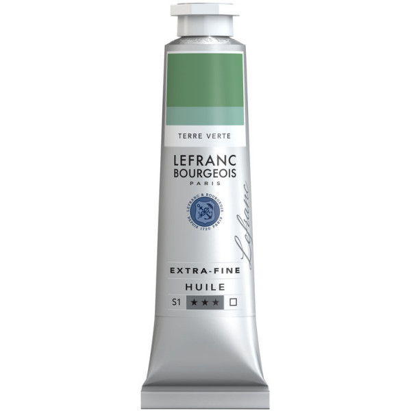 photo-Peinture à l'huile - Extra-fine - Terre verte - 483 - Lefranc Bourgeois - 40ml