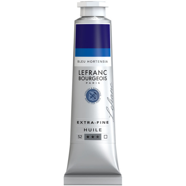 photo-Peinture à l'huile - Extra-fine - Bleu hortensia - 038 - Lefranc Bourgeois - 40ml