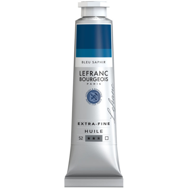 photo-Peinture à l'huile - Extra-fine - Bleu saphir - 048 - Lefranc Bourgeois - 40ml