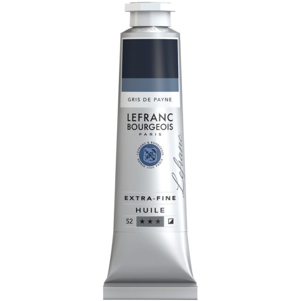 photo-Peinture à l'huile - Extra-fine - Gris de Payne - 261 - Lefranc Bourgeois - 40ml