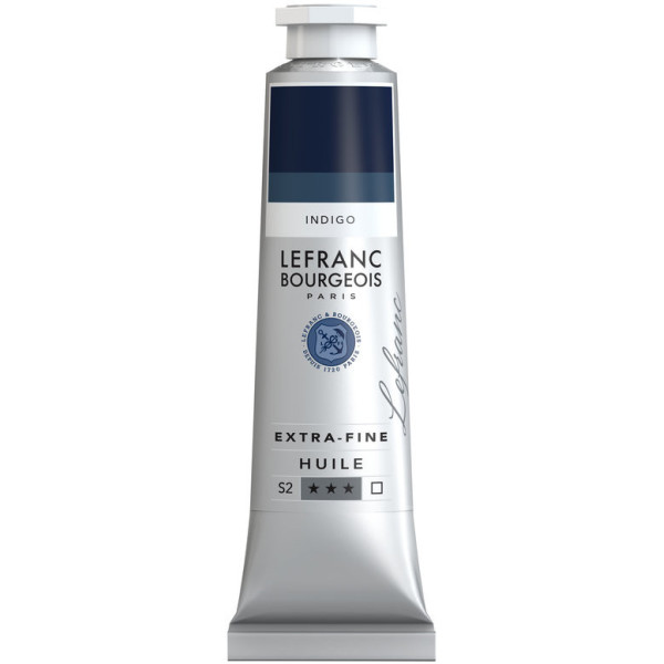 photo-Peinture à l'huile - Extra-fine - Indigo - 726 - Lefranc Bourgeois - 40ml