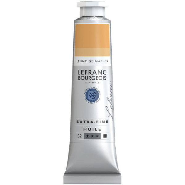 photo-Peinture à l'huile - Extra-fine - Jaune de Naples - 816 - Lefranc Bourgeois - 40ml