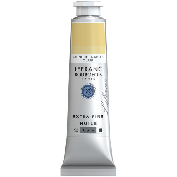 photo-Peinture à l'huile - Extra-fine - Jaune de Naples clair - 887 - Lefranc Bourgeois - 40ml