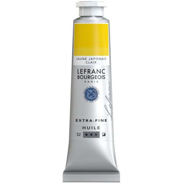 photo-Peinture à l'huile - Extra-fine - Jaune japonais clair - 183 - Lefranc Bourgeois - 40ml