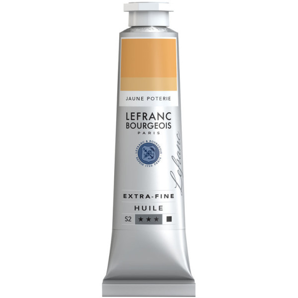 photo-Peinture à l'huile - Extra-fine - Jaune poterie - 731 - Lefranc Bourgeois - 40ml