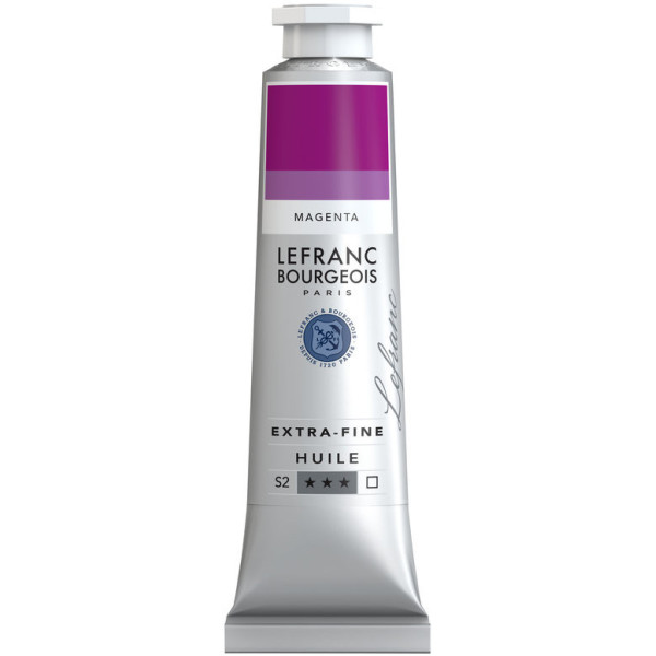 photo-Peinture à l'huile - Extra-fine - Magenta - 432 - Lefranc Bourgeois - 40ml