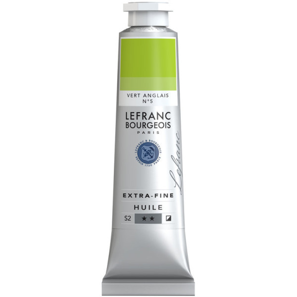 photo-Peinture à l'huile - Extra-fine - Vert anglais n°5 - 509 - Lefranc Bourgeois - 40ml