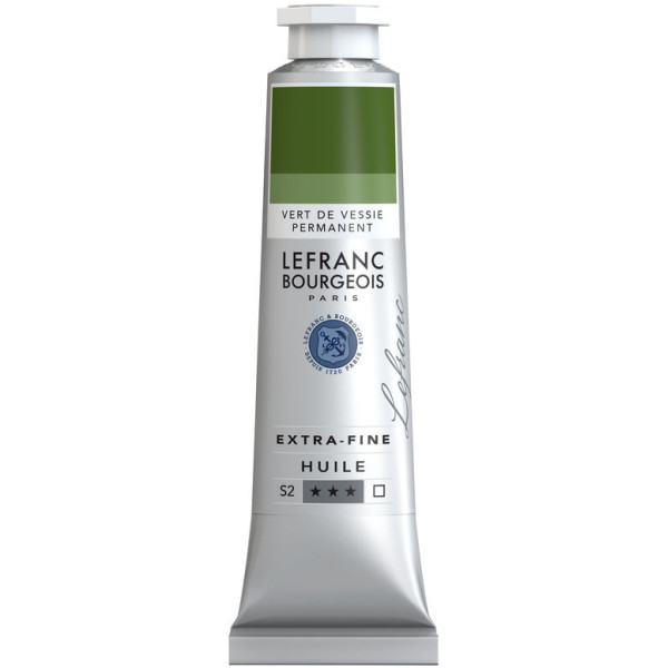 photo-Peinture à l'huile - Extra-fine - Vert de vessie permanent - 568 - Lefranc Bourgeois - 40ml