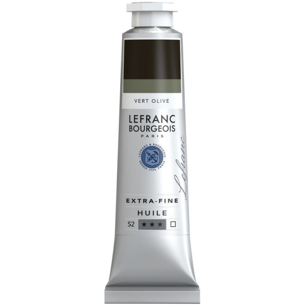 photo-Peinture à l'huile - Extra-fine - Vert olive - 541 - Lefranc Bourgeois - 40ml