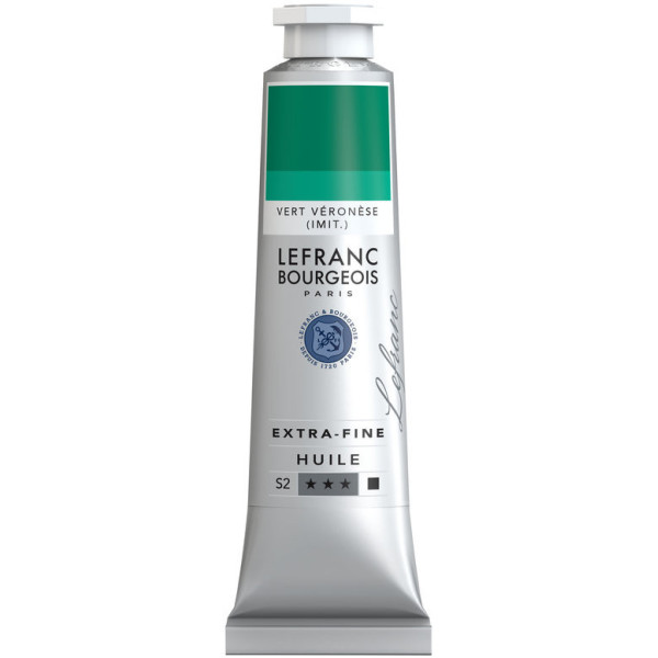 photo-Peinture à l'huile - Extra-fine - Vert Véronèse imitation - 551 - Lefranc Bourgeois - 40ml