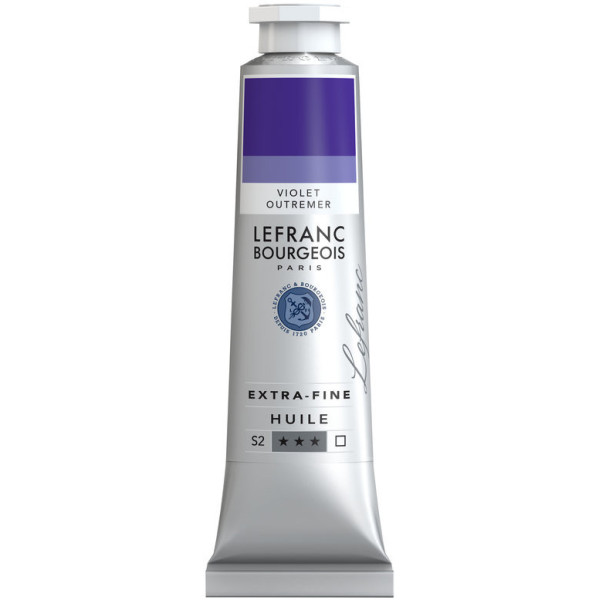 photo-Peinture à l'huile - Extra-fine - Violet outremer - 57 - Lefranc Bourgeois - 40ml