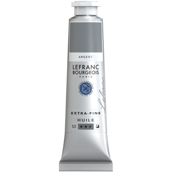 photo-Peinture à l'huile - Extra-fine - Argent - 710 - Lefranc Bourgeois - 40ml