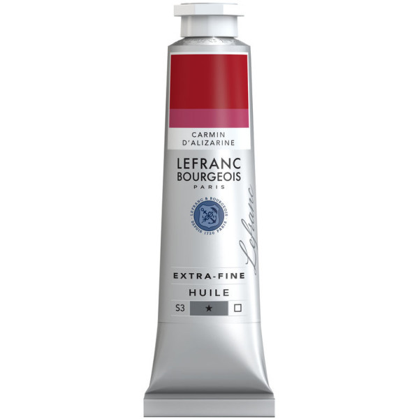 photo-Peinture à l'huile - Extra-fine - Carmin d'alizarine - 328 - Lefranc Bourgeois - 40ml